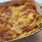 Lasagna with Bolognese and Parmesan Bechamel