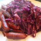 Sausages and Red Cabbage