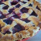 Marionberry Pie (and how to make a lattice crust)