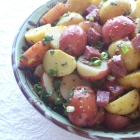 Grainy Potato Salad with Salami