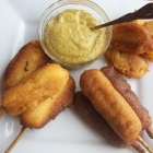 Corn Dogs and Cheese on a Stick