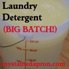 DIY Laundry Detergent (Big Batch!)
