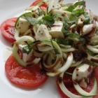 Zucchini Noodle Caprese Salad