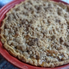 Caramel Apple Pie with Crunchy Crumble Topping